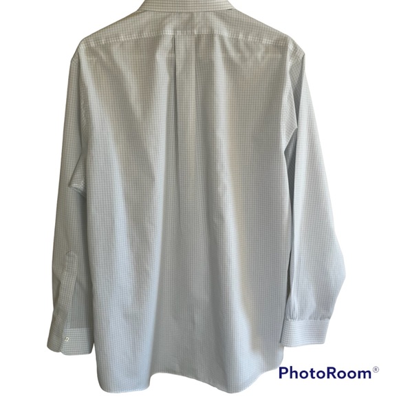 Brooks Brother Classic Button Down Mens Shirt Size 16 1/2 - 34 Blue and White - Picture 3 of 13
